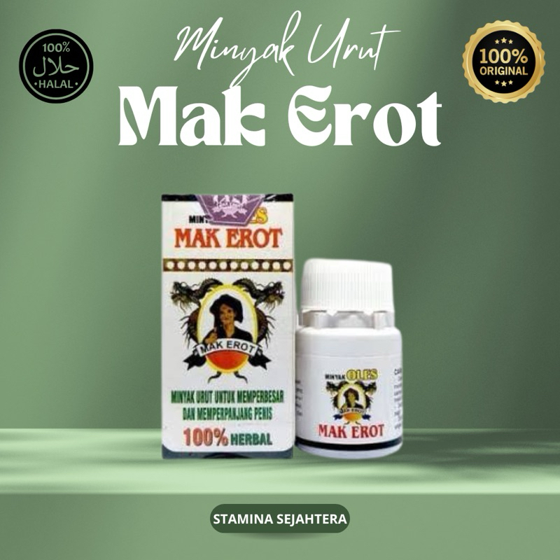 Minyak Urut Mak Erot 100% Original