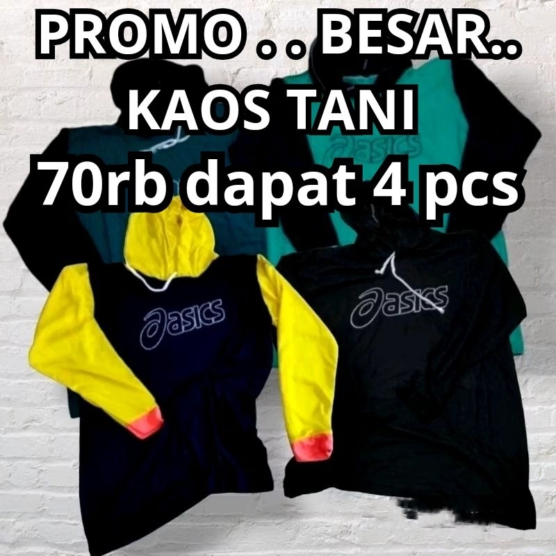 BAJU KAOS PRIA LENGAN PANJANG BUAT TANI ATAU PROYEK ADA KUPLUK