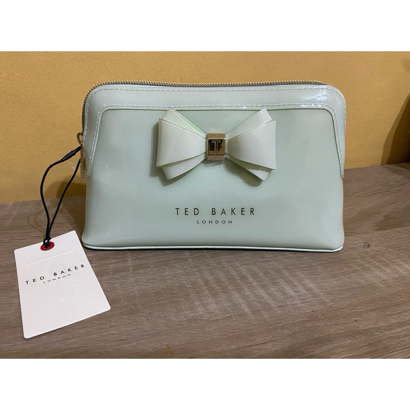 Ted Baker London Bow Cosmetics Case, Bag Washbag/Cosmetic Case Mint Green