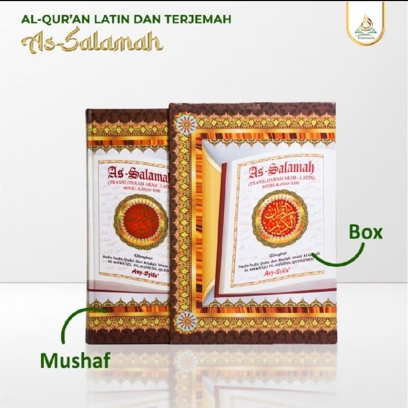 Alquran As Salamah Ukuran A4 Alquran Latin Dan Terjemah Transliterasi Asy Syifa