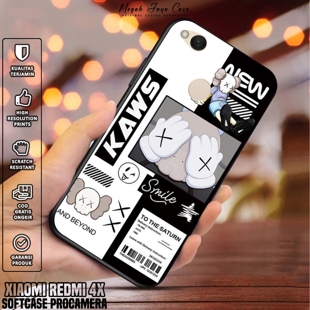Softcase Xiaomi Redmi 4X - Case Hp Xiaomi Redmi 4X Motif AES - Silikon Hp Xiaomi Redmi 4X - Casing H