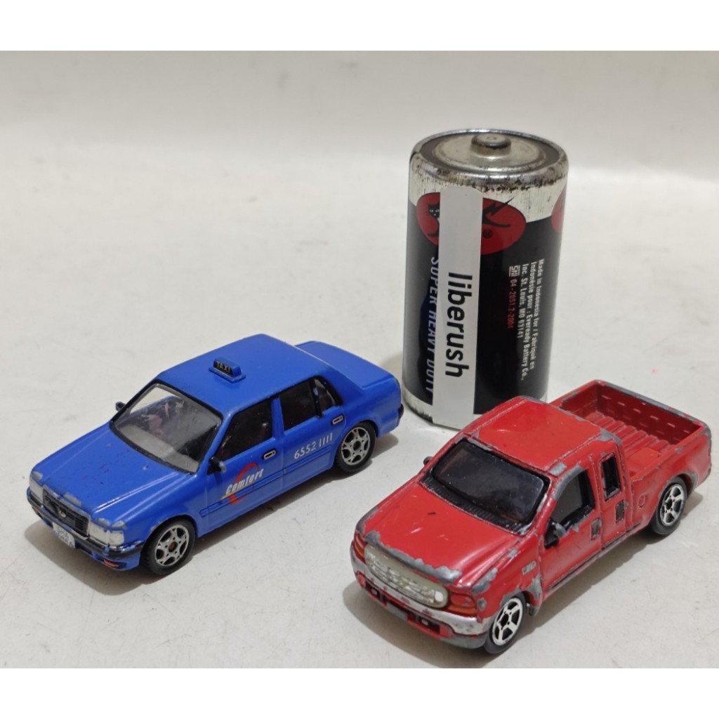 Set diecast realtoy toyota crown comfort taxi singapore public transportation & ford f series