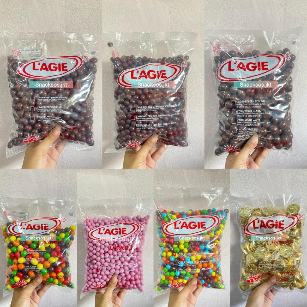 

[1KG] L’AGIE CHOCOLATE GOLDEN COIN / GOLDEN CITY MINI COMPOUND SUSU / FEBBY CHOCOLATE SUSU ISI KACANG TANAH / / CHOCOLATE GOLDEN CITY BALL BISKUIT SUSU / GOLDEN CITY MINI CHOCOLATE / MINI PINK BISKUIT / PLANET / VENUS BISCUIT BLACK - COKLAT KILOAN LAGIE