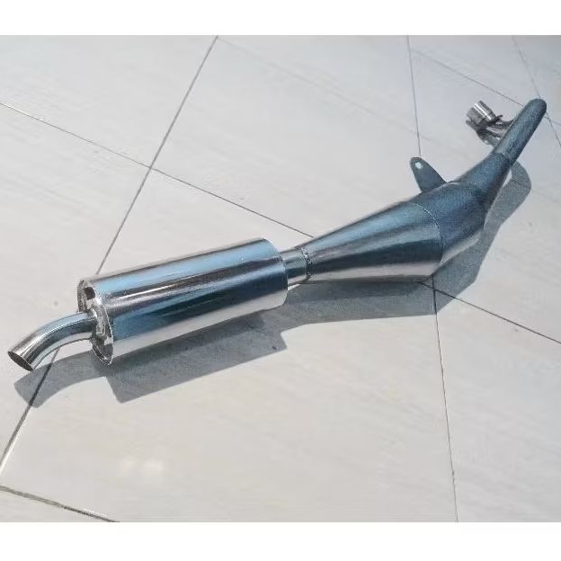 KNALPOT FIZ R KNALPOT STANDAR RACING FIZ R / FORCE 1 SUARA GARING MURAH MERIAH  TERSEDIA MODEL BULAT