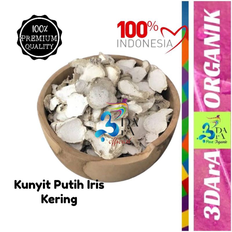 

Kunyit Putih Kering Iris - Kunir Putih Premium Asli Tanpa Campuran