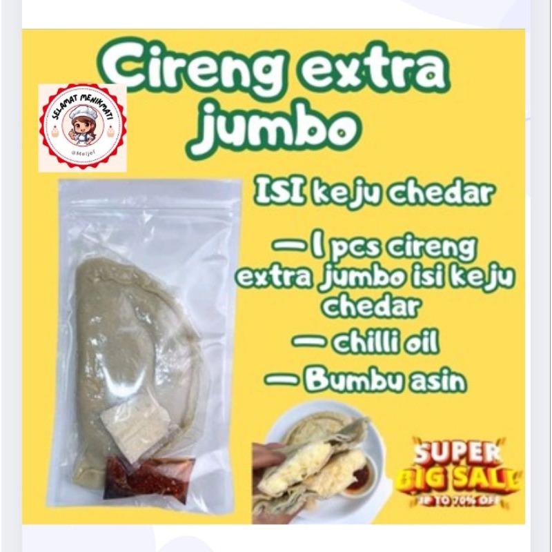 

CIRENG EKSTRA JUMBO ISI KEJU +BUMBU KALDU +BUMBU ASIN