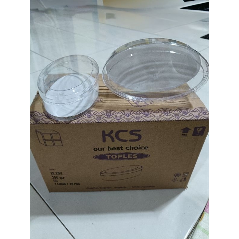 Toples  kue kering Oval KCS 250gr