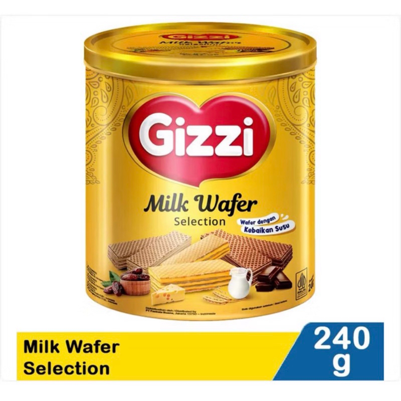 

GIZZI MILK WAFER SELECTION 240gr