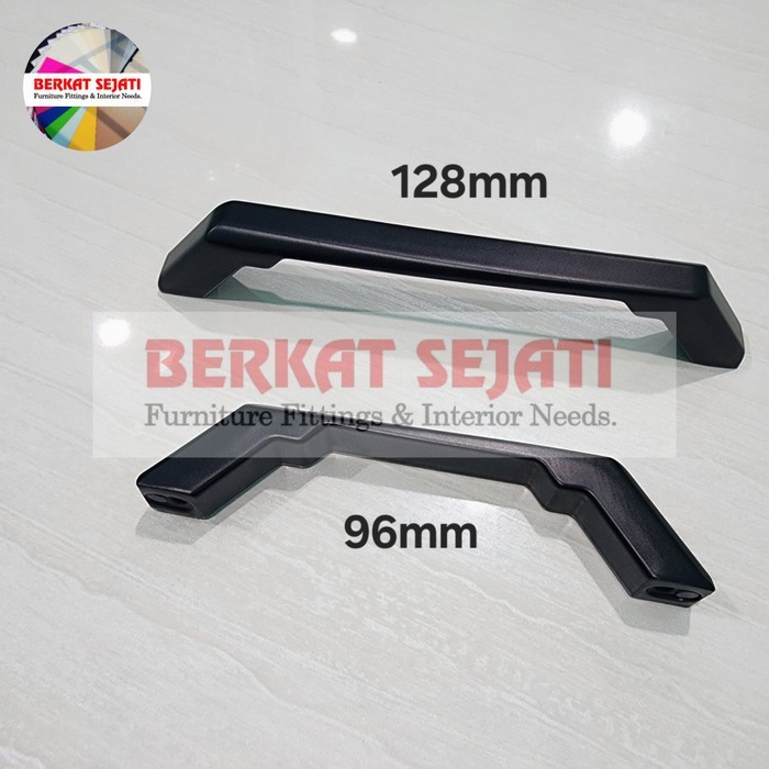 Handle Tarikan Laci Pintu Lemari Kitchen Minimalis HITAM 5369 128mm