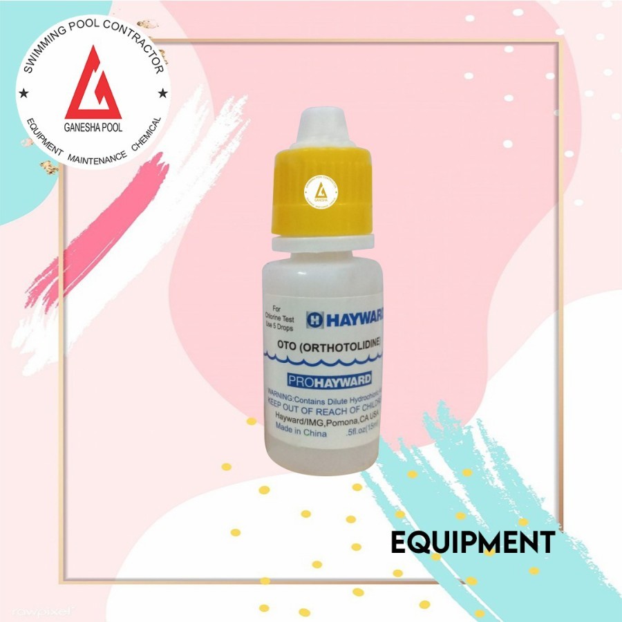Refill Chlorine Test Kit HAYWARD Tes Kadar Air Kolam Renang