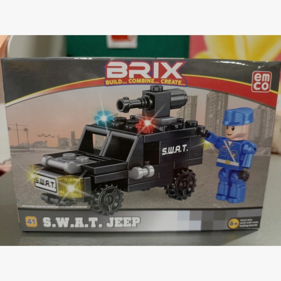 EMCO Brix SWAT Jeep Mainan Anak Assorted