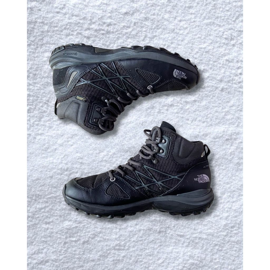 Sepatu Hiking Hitam Boots The North Face Preloved