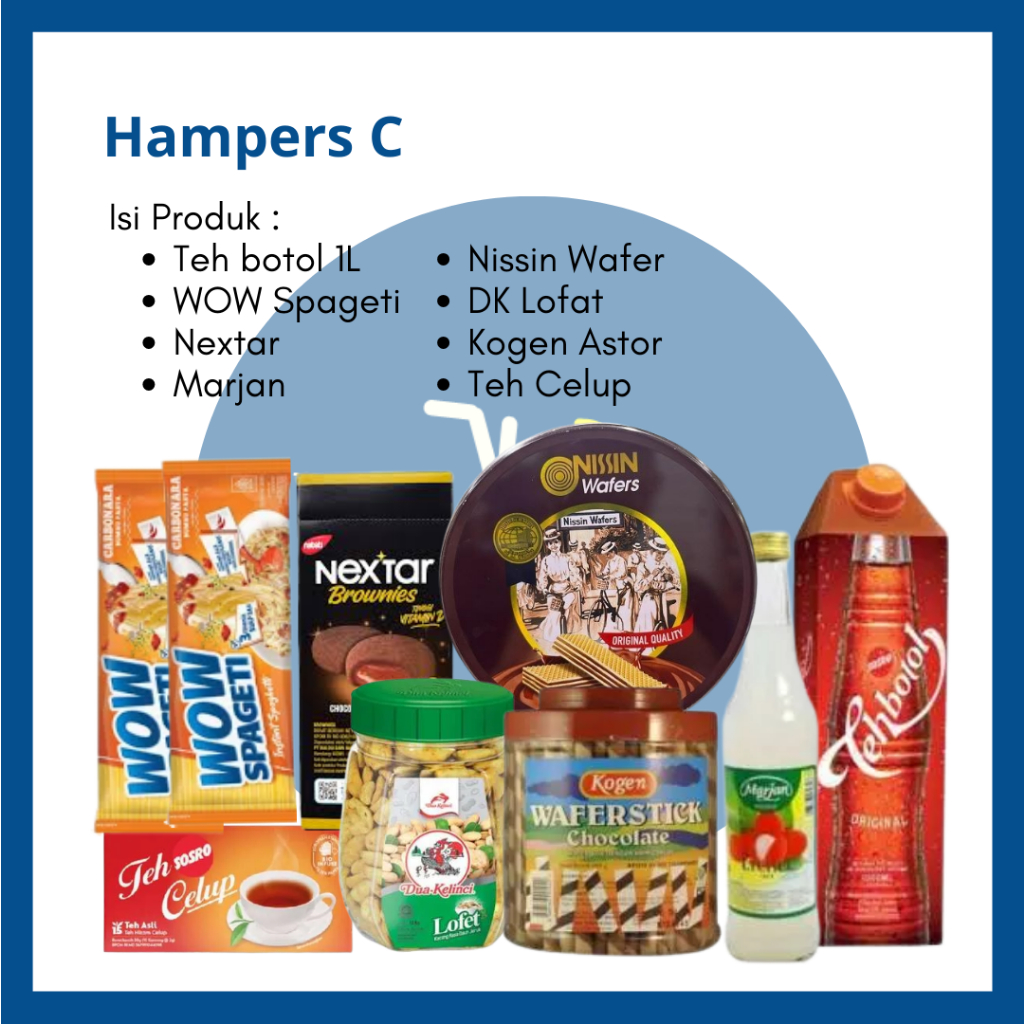 

PAKET MURAH SEMBAKO SNACK PARCEL LEBARAN HAMPERS C