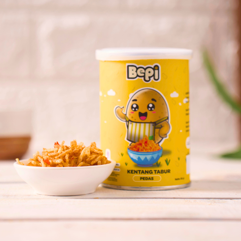 

BEPI - Kentang Mustofa 50g | Kentang Tabur Original Pedas