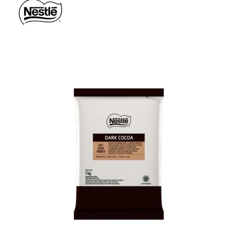 

nestle dark cocoa 1 kg kemasan resto. 3 in 1 cocoa powder