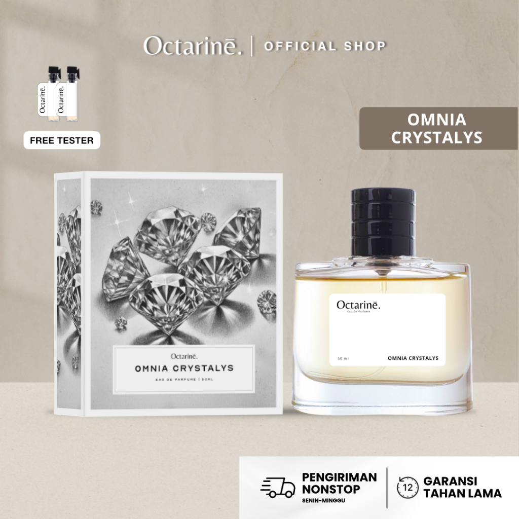 Octarine - OMNIA CRYSTALYS Parfum Wanita Tahan Lama Aroma Segar Lembut | Parfume Perfume Farfum Miny