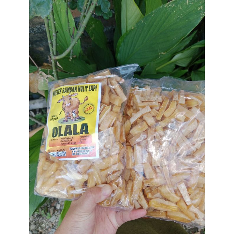 

Maknyuss1 Krecek Rambak Kulit Sapi Krupuk Kulit Sapi Krupuk Mentah Varian Kapsul 500 Gram