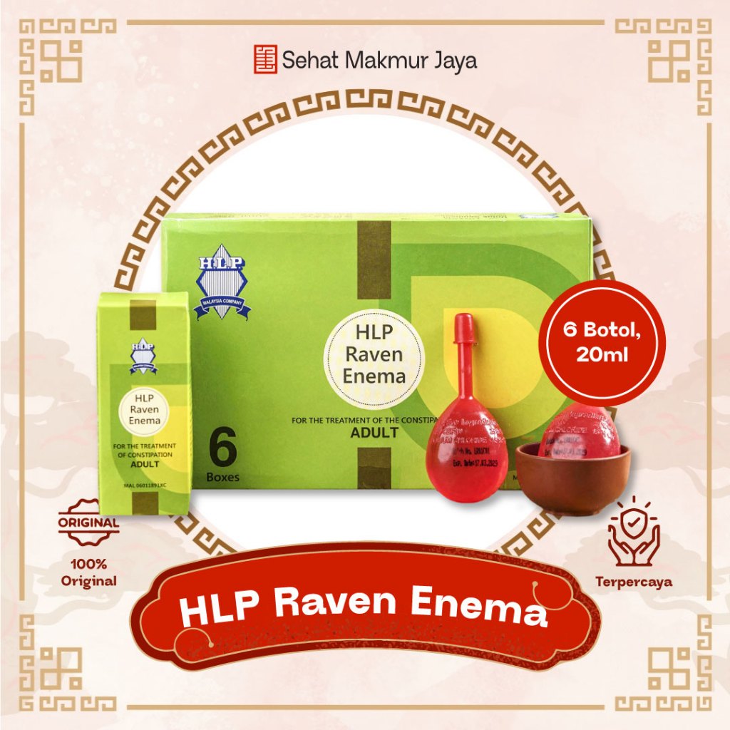 HLP Raven Enema Isi 6 Botol, 20ml