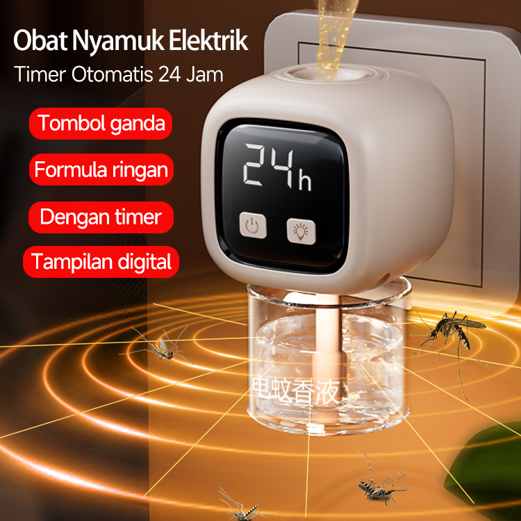 Obat Nyamuk Elektrik Mini 5Watt/Obat Nyamuk Cair/Liquid Set ( alat+hit elektrik refill ) , Sprayer E