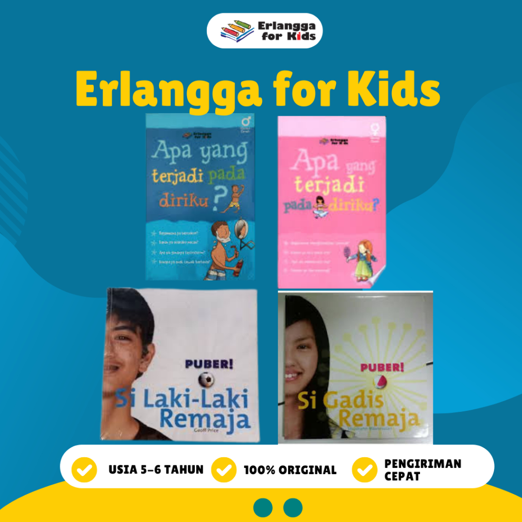 [Erlangga] Sale Buku Anak: Seri Apa Yang Terjadi Pada Diriku? - Erlangga For Kids