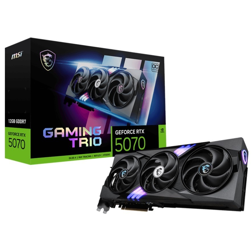 MSI GEFORCE RTX 5070 / RTX5070 GAMING TRIO OC 12GB GDDR7