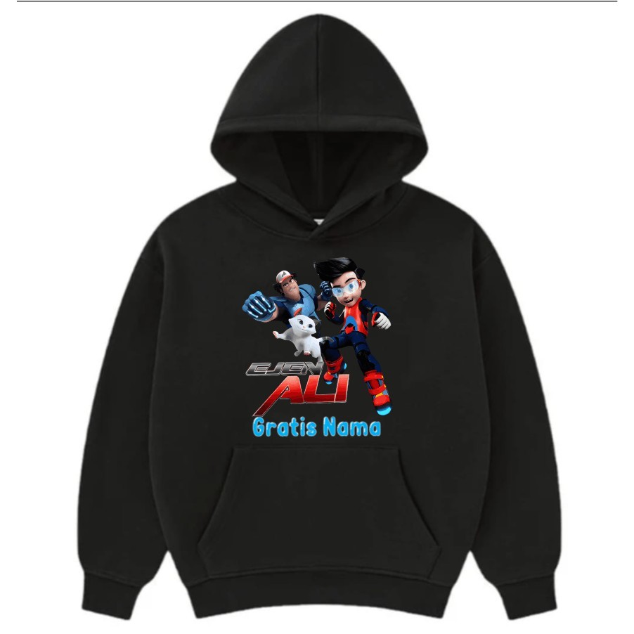 Hoodie Anak Ejen Ali Sweater Hoodie Anak Laki Laki Perempuan Jaket Hoodie Karakter Ejen Ali Terbaru
