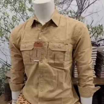 KEMEJA LENGAN PANJANG KANTONG DUA WATCHOUT ORIGINAL