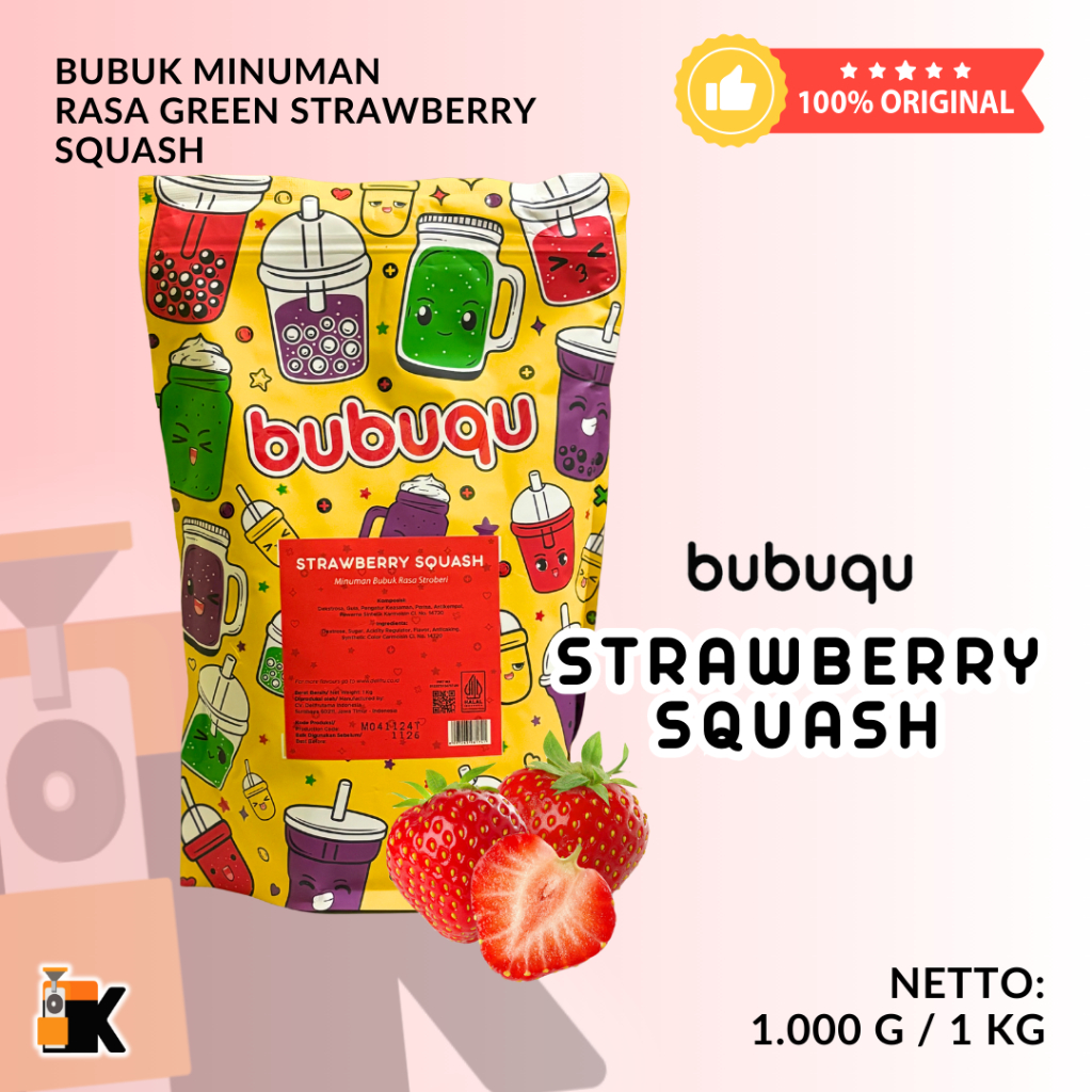 

1 Pack Bubuqu Powder Strawberry Squash