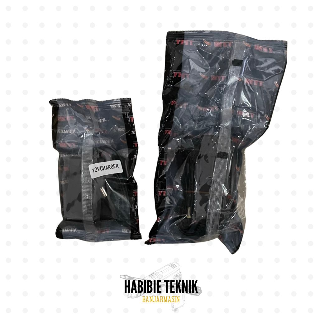 BULL Adaptor Charger Bor 12V & 20V | Charger Bor Baterei Bor Cordless 12V dan 20V| Cas Bor Baterei 1