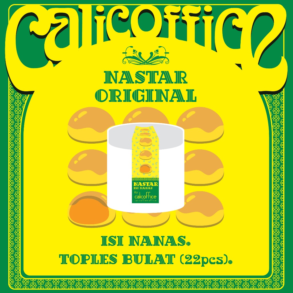 

Nastar Ramadan Toples Bulat isi 22pcs by Calicoffice