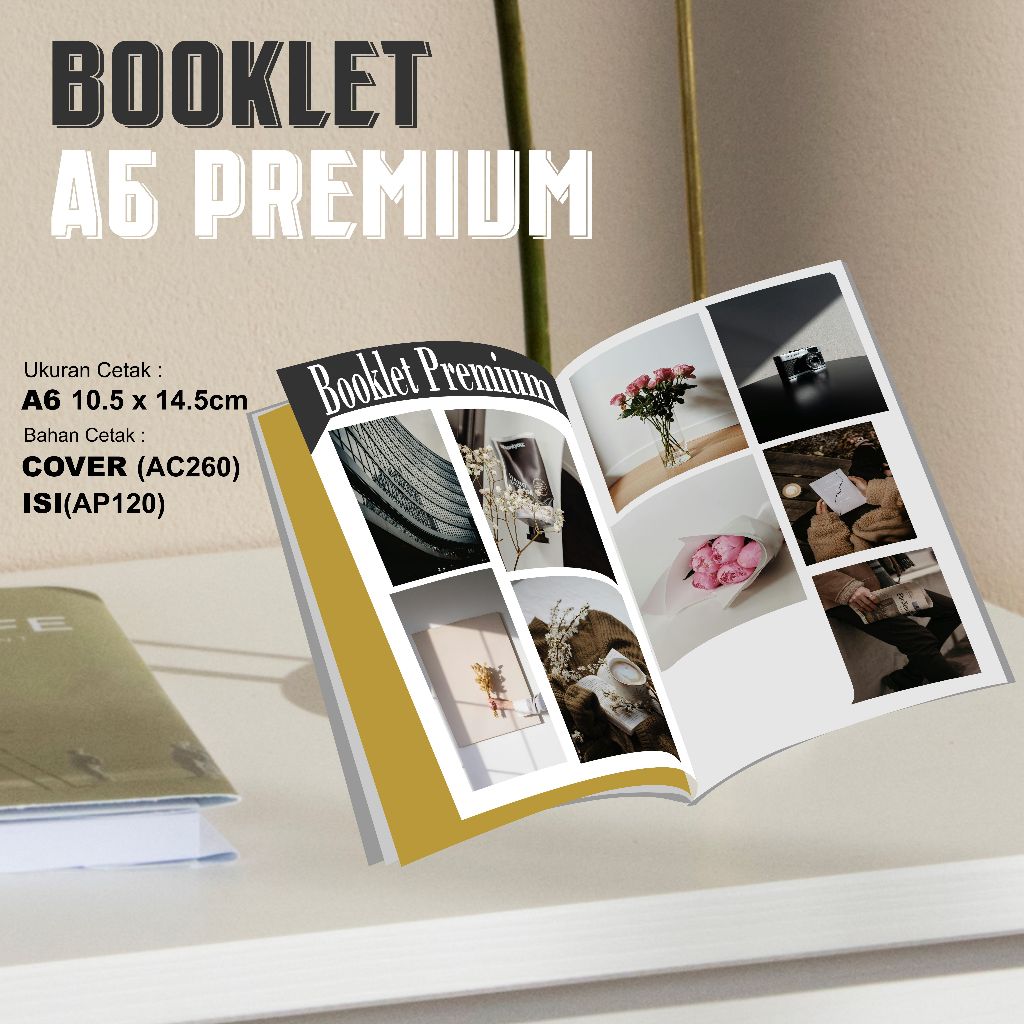 Cetak Buku A6 [CUSTOM] / Photobook  / Cetak Booklet Company profile A6 / Cetak Buku Custom / Cetak M
