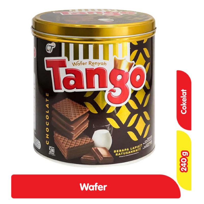 

[READY STOCK] TANGO WAFER COKLAT KALENG 240 gram JAJANAN LEBARAN