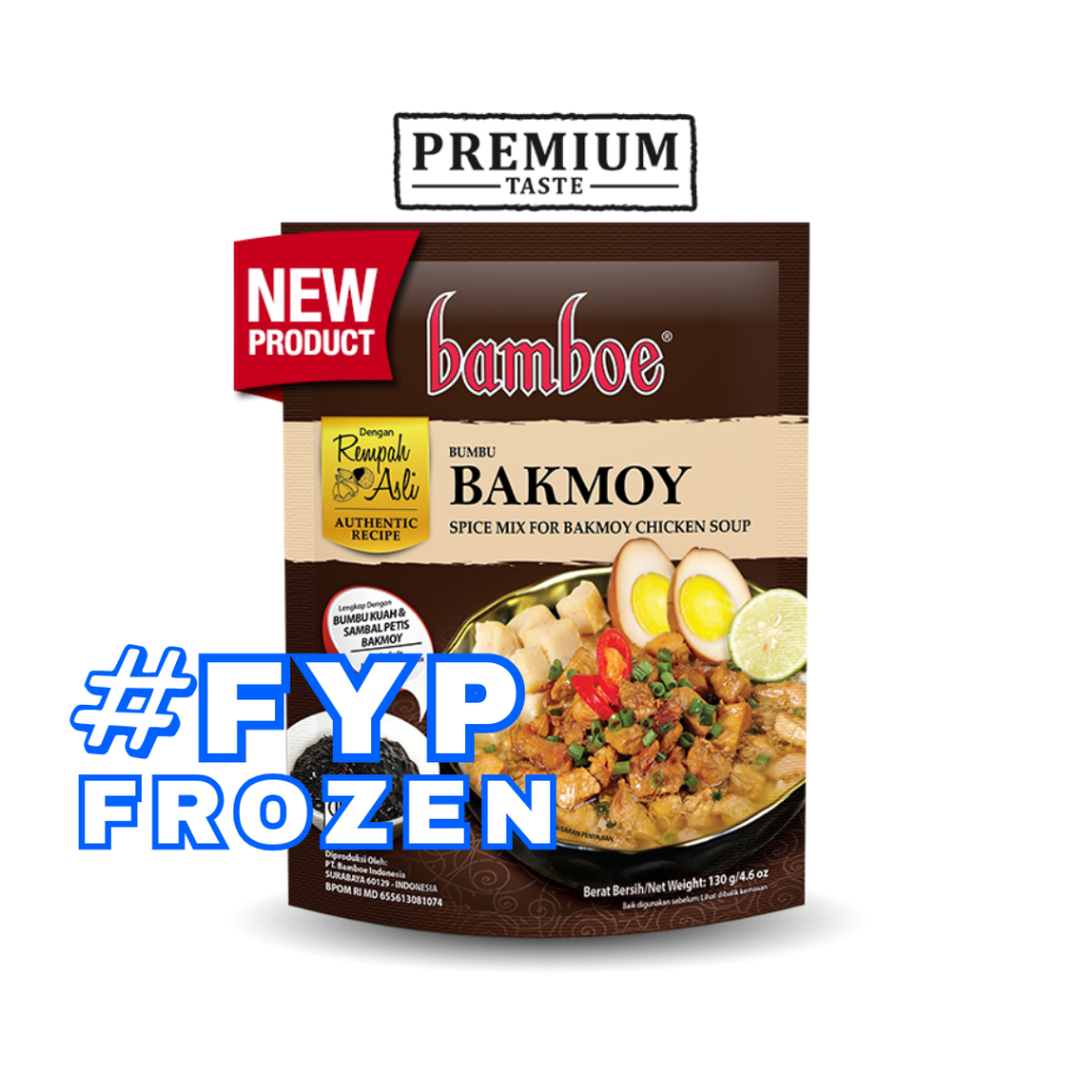 

BAMBOE PREMIUM BUMBU BAKMOY 130GR / BUMBU INSTANT