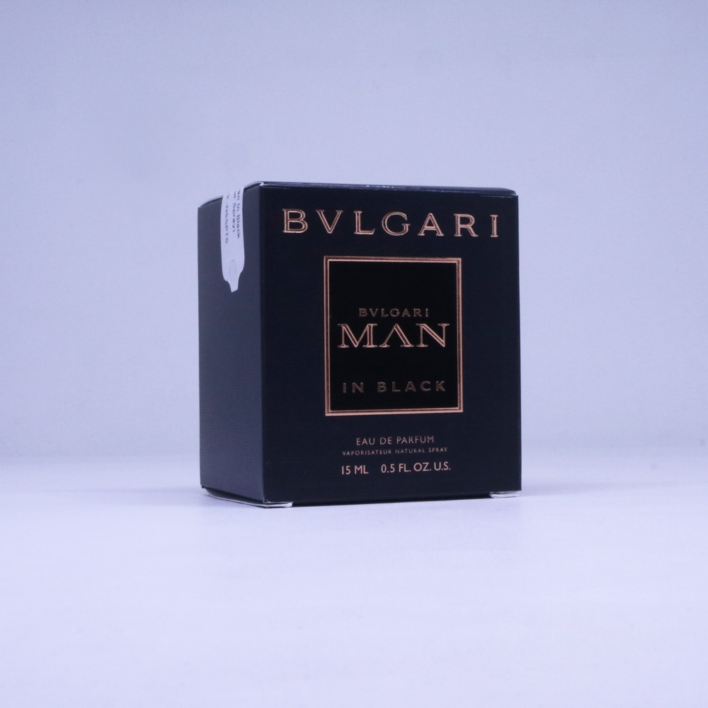 Bvlgari Man In Black (Miniatur Spray) EDP 15 ML Parfum Pria Men Tahan Lama