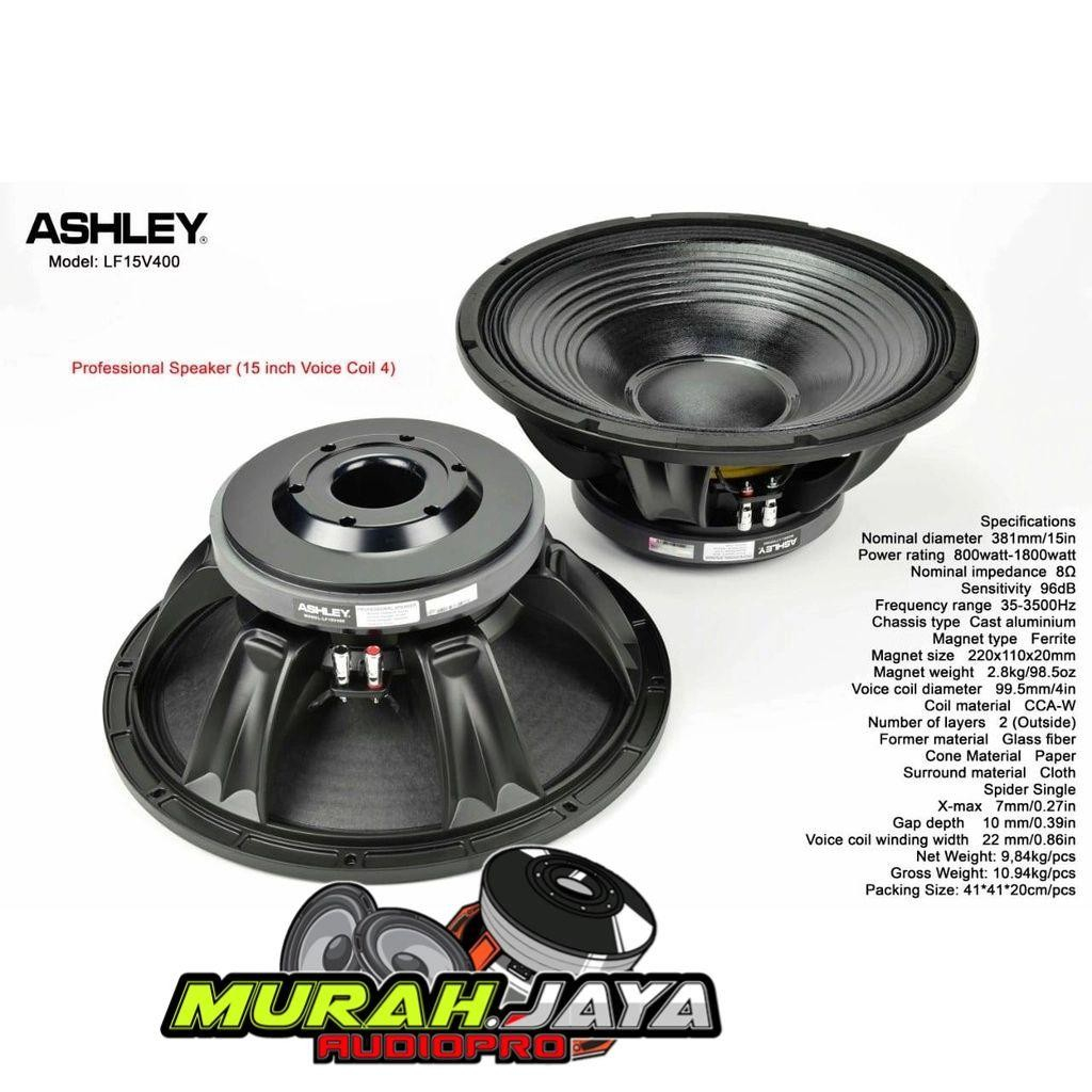 SPEAKER 15 INCH ASHLEY 15V400
