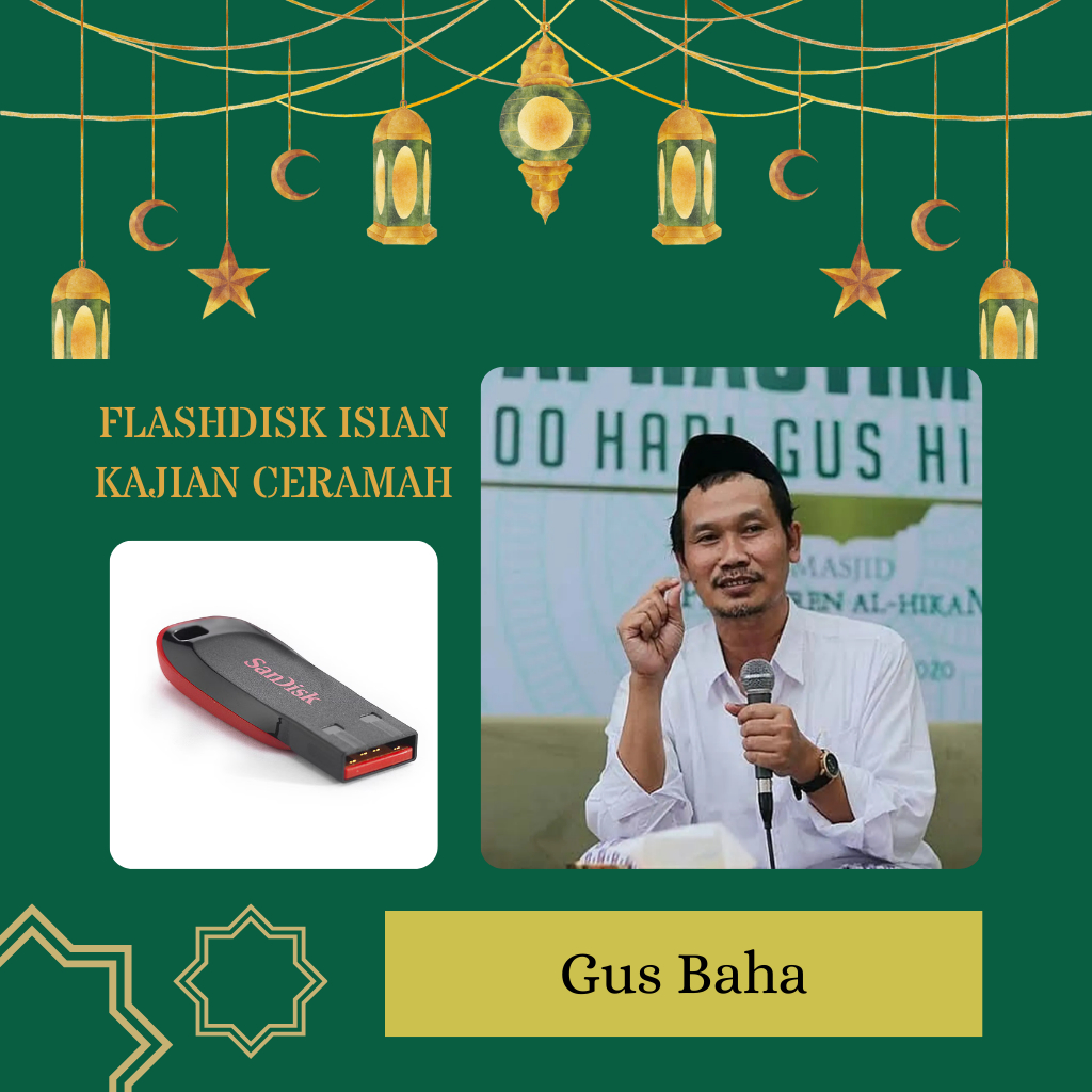 Flashdisk isian ceramah Gus Baha mp3 BONUS OTG
