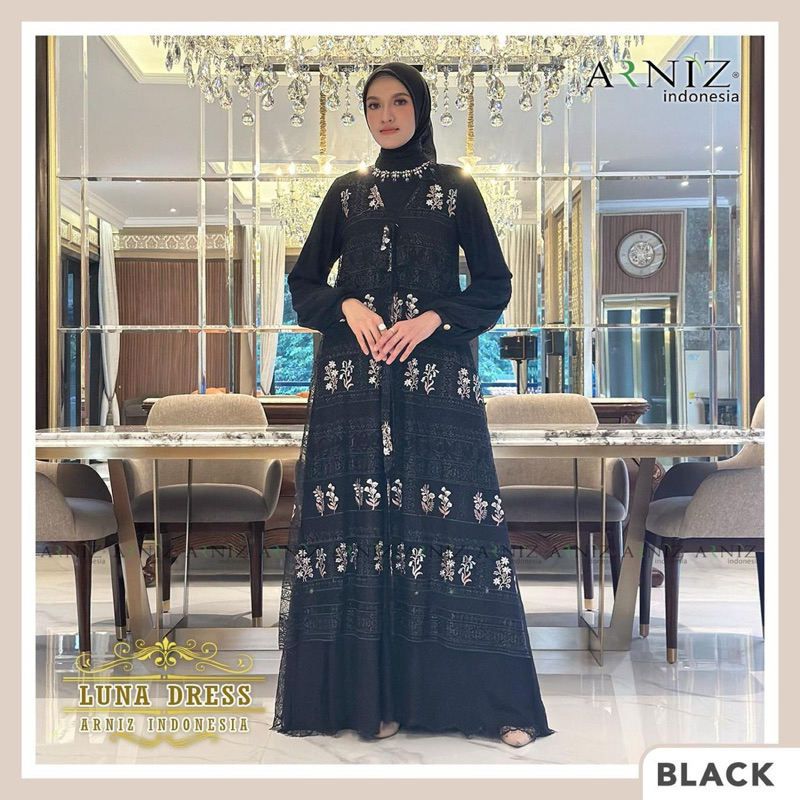 Arniz Luna Dress | Arniz | Dress Terbaru | Dress lebaran