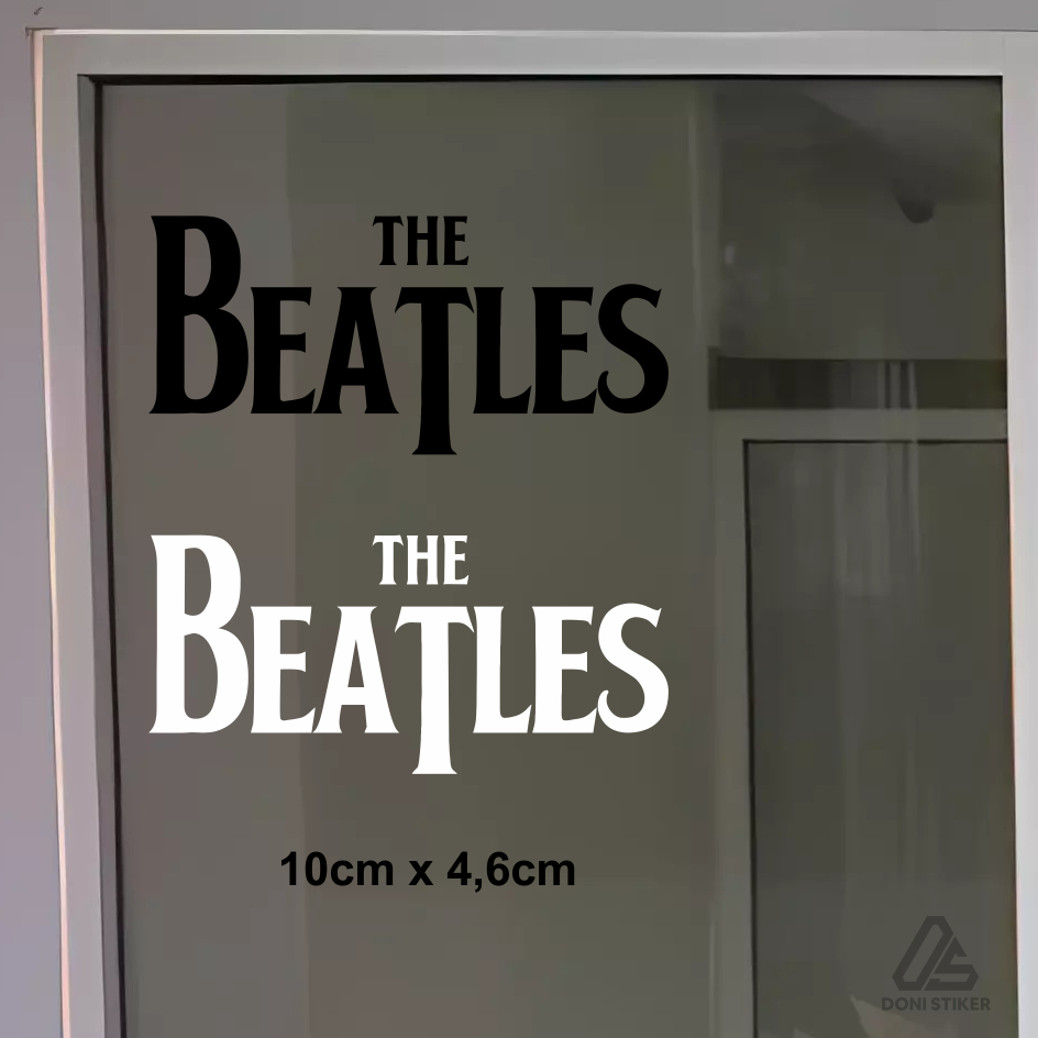 

stiker band the beatles sticker cutting