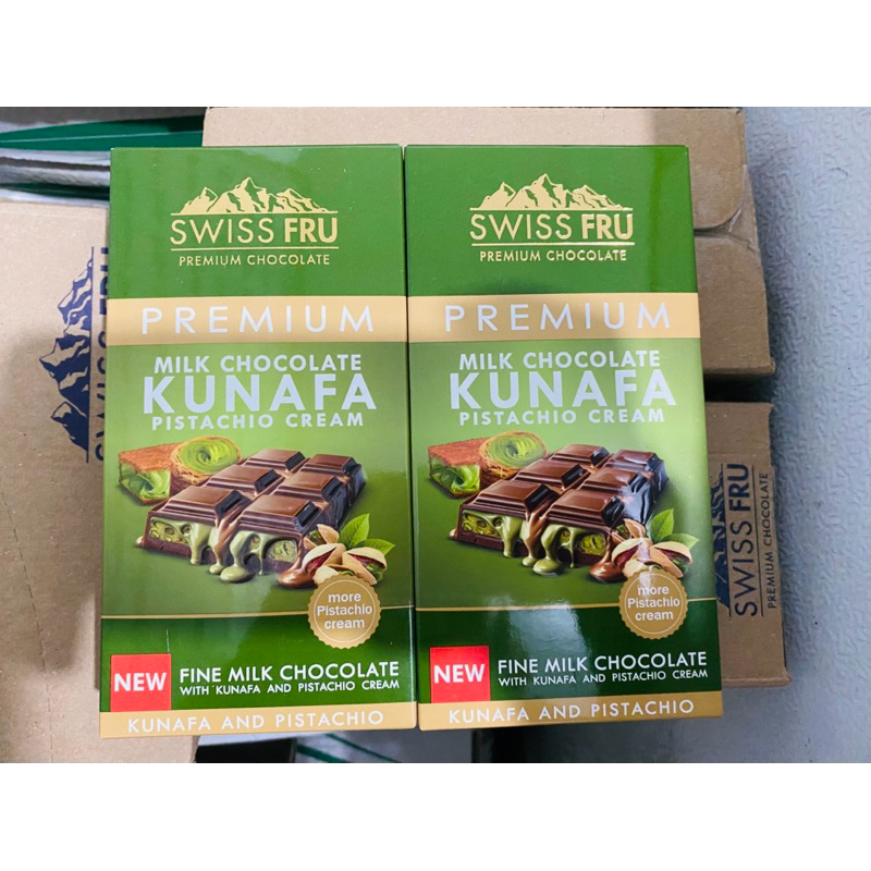 

Premium Cokelat Kunafa Milk Pistachio Coklat Viral Dubai