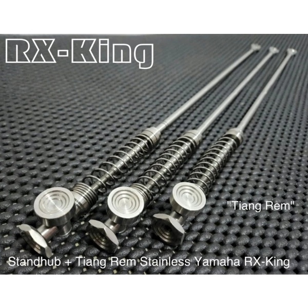 (DIJUAL) STIK REM TIANG BELAKANG STAINLESS RX KING