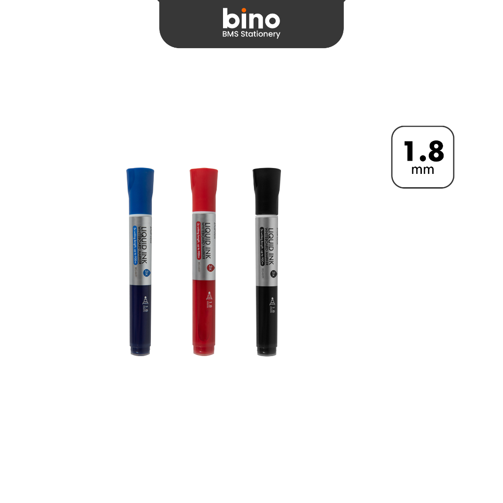 

[BMS Bekasi] Bantex Whiteboard Marker / Spidol Papan Tulis Tip 1.8 mm Garis Stabil BG4601