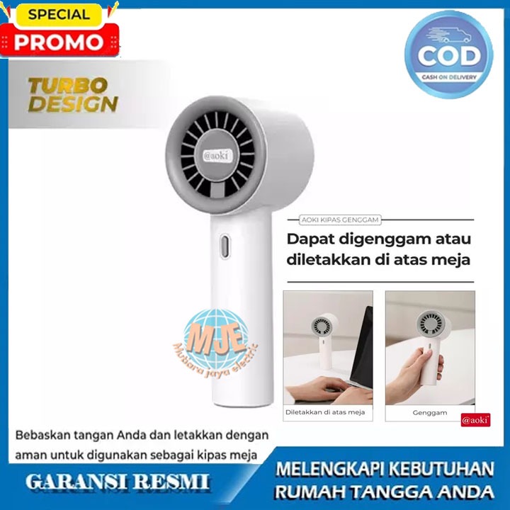 Kipas Mini Turbo – Angin Kencang, Hemat Daya, Baterai Awet – Portable, 3 Kecepatan, USB Charging, Ba