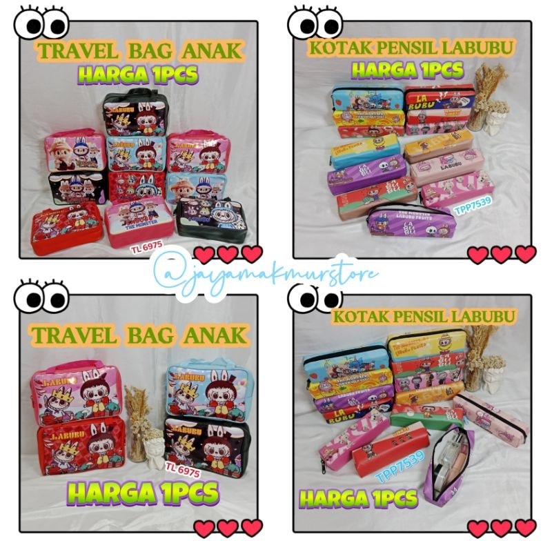 

TEMPAT PENSIL PREMIUM / TEMPAT KOSMETIK ANAK / KOTAK PENSIL LABUBU / TAS TRAVEL ANAK / TAS TRAVEL KARAKTER LABUBU / POUCH KOSMETIK LABUBU / TAS SERBA GUNA /TL 6975/TPP7539