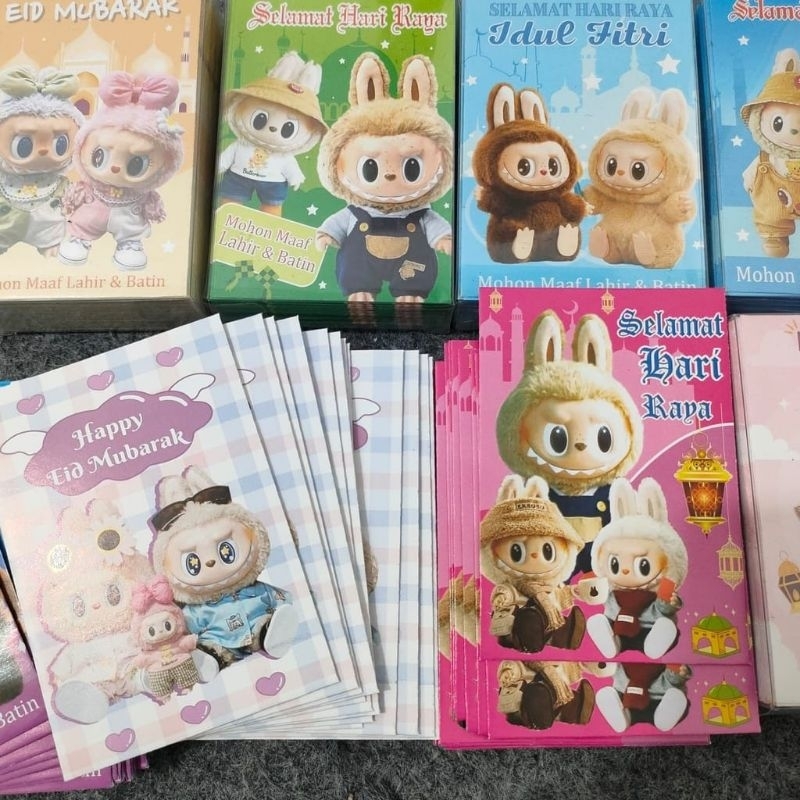 

AMPLOP LEBARAN GAMBAR LABUBU/RANDOM 1 PAC ISI 10PCS , AMPLOP LEBARAN IDUL FITRI KUALITAS TERBAIK