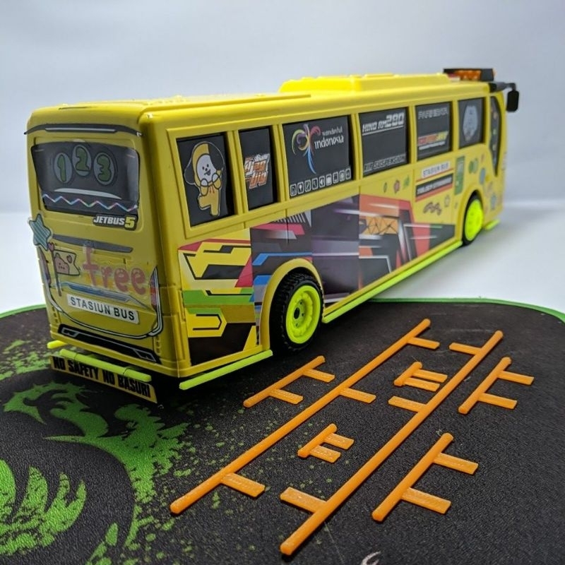 bemper pelindung body miniatur bus body kit aksesori miniatur bus