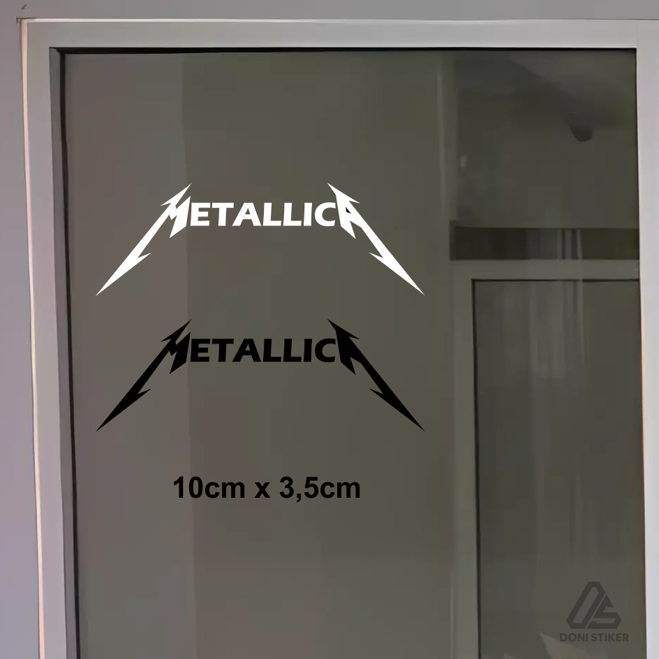 

stiker band metallica sticker cutting