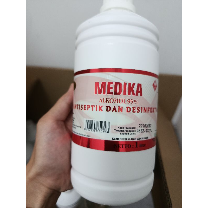 Etanol/Alkohol Medika Kadar 70 dan 95 % (Teknis)