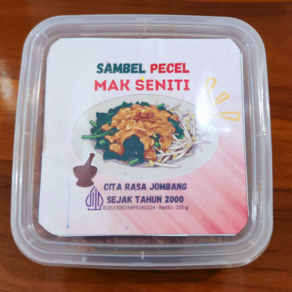 

Sambal Pecel Mak Seniti Khas Jombang Sejak Tahun 2000 - 250gr