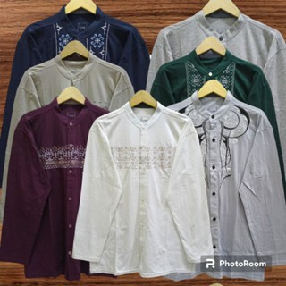 T-Zone KOKO Lengan Panjang Pria berbahan dasar Kaos