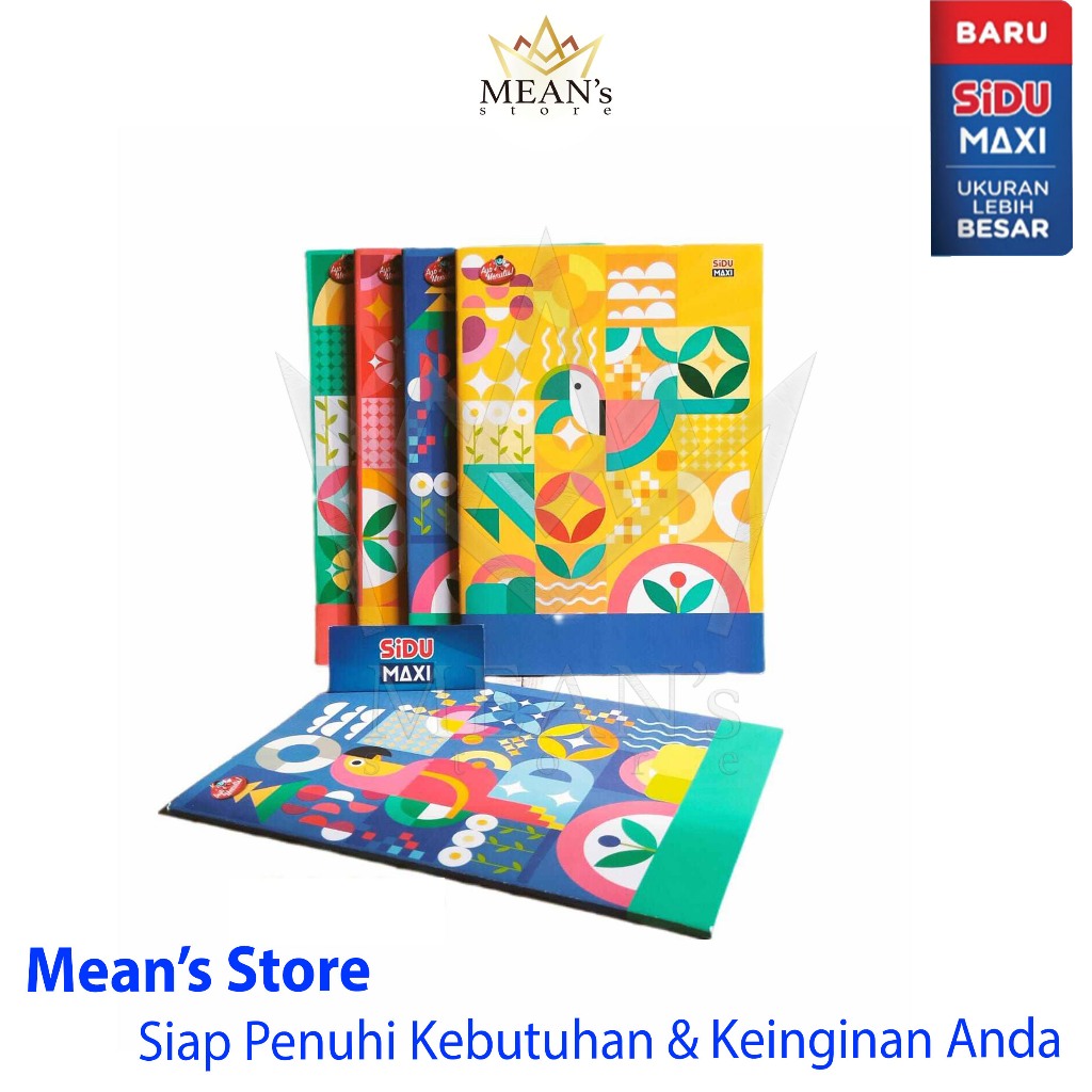 

H7Y Buku Tulis Sidu Maxi 42 Lembar / Ukuran Boxy 1 Pack Isi 5 Buku